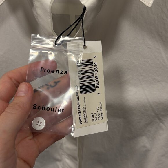 PROENZA SCHOULER Cindy layered cotton-poplin shirt dress - Picture 7 of 8